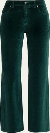 Kobi Halperin Ruby Straight-Leg Stretch Cotton Pants