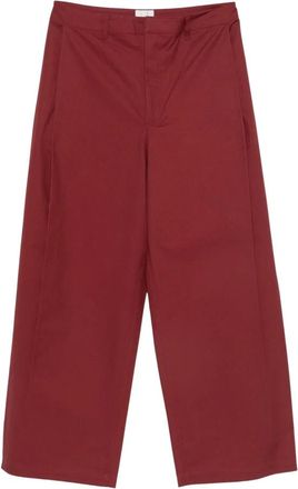 Arte Pantaloni Pleated Gallery - - Trousers - Uomo - Rosso - W30