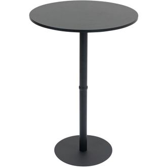 Clp Mesa De Bar Redonda Hereford Negro/negro 75 Cm