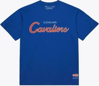 Mitchell & Ness Mens Mitchell & Ness Royal Cleveland Cavaliers Vintage Wordmark T-Shirt at Nordstrom, Size Small