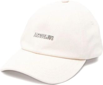 Jacquemus The Gadjo Baseball Cap - Heren - Petten - Wit - 58 CM - Katoen - Accessoires