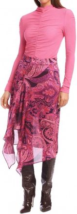 Fifteen Twenty Ceylon Ruffle Skirt In Paisley
