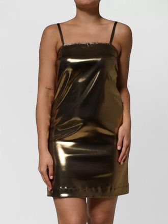 Dolce & Gabbana metallic sleeveless mini dress
