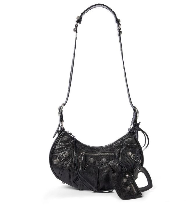 Le Cagole Small leather shoulder bag