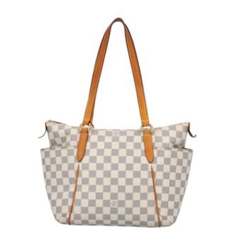 Louis Vuitton Pre-owned Tote Bags, female, Gray, Size: ONE SIZE Pre-owned Totally PM Shopper