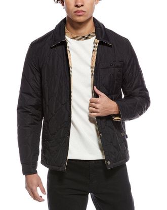 Burberry Logo Reversible Quilted Jacket