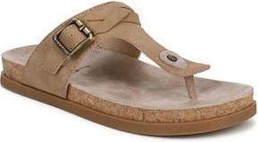 Blowfish Lakeshore Slide Sandal in Sand Brown Faux Leather at Nordstrom Rack, Size 8.5