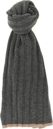 Brunello Cucinelli Scarves - Heren - Wintersjaals - Grijs - ONE Size - Accessoires