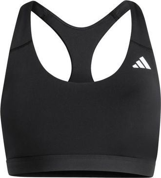 adidas Optime Essentials Workout Medium Support Sport-BH f&uuml;r Damen | schwarz