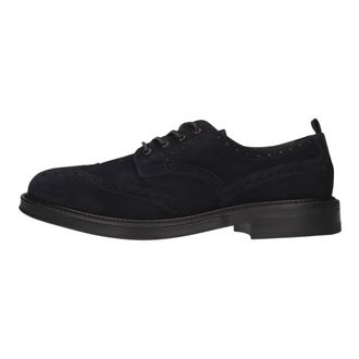 Marco Ferretti Suede Veterschoenen - Heren - Nette schoenen - Blauw - 43 EU - Leer - Schoenen