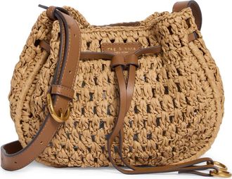 Rag & Bone River Raffia Crossbody Bag in Natural at Nordstrom