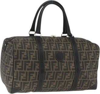 Fendi Pre-owned Vintage Canvas Weekendtas - Dames - Vintage Weekendtas - Bruin - ONE Size - Vintage