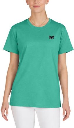 Dalix Butterfly Womens Relaxed Tee in Teal at Nordstrom, Size Xx-Large