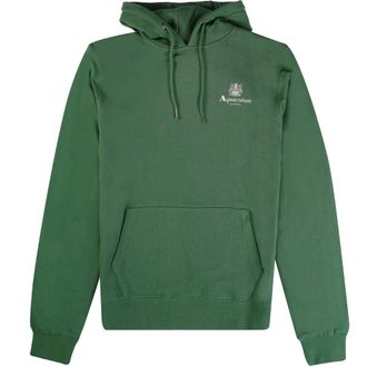 Aquascutum Heren Active Kleine Logo Hoodie (Fles groen)