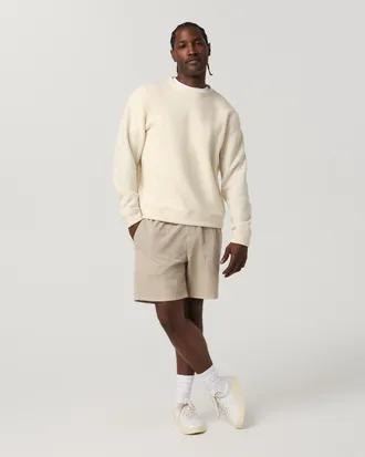 Vuori Clothing Coast Shorts 7 | Oatmeal | XS, Size Extra Small