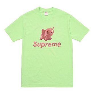 SUPREME SS17 Elephant Light Green Tee SUP-SS17-323