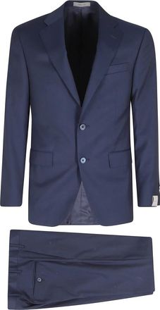 Corneliani Abito Lana Twill 130s - Heren - Business pakken - Blauw - XL - Wol - Kostuums
