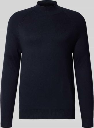 Strellson Regular Fit Strickpullover aus Baumwoll-Mix Modell TITO in Dunkelblau, Größe XXL