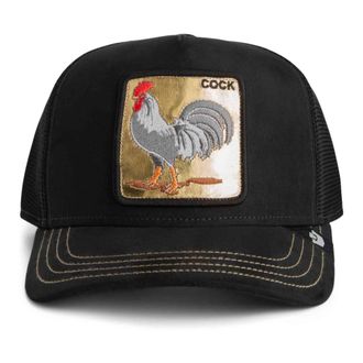 Goorin Brothers Gallo Golden Trucker Cap - unisex - Petten - Zwart - ONE Size - Accessoires