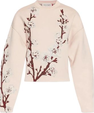 Alexander McQueen Blossom sweater - Pink