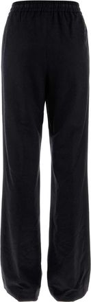 Moncler Womens Graphite Wool Blend Pant - Black - Size EU 34 (Womens)