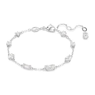 Swarovski Armband wit gerhodineerd - Dames - Armbanden - Grijs - ONE Size - Accessoires