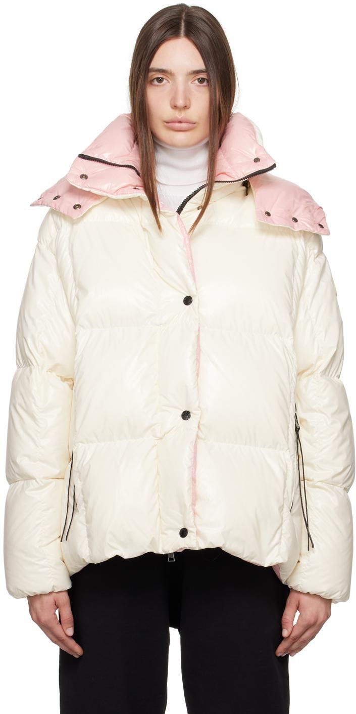 【関税&送料込】Moncler White Quilted Jacket In Nylon Moncler Chitre Quilted Jacket | Neiman Marcus