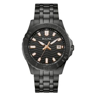 Bulova Performance Sport Quartz Black Dial Mens Watch 98B438