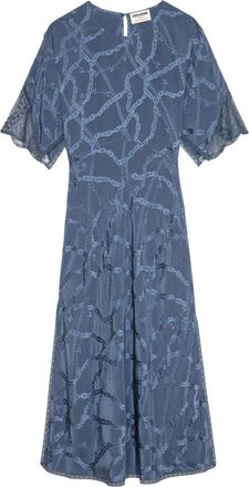 Zadig&Voltaire Rey midi dress - Blue