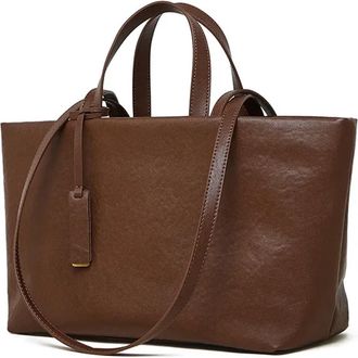 Generic Compatible For Woman Shoulder Bag Soft Leather Large Capacity Square Fashion Tote Fashionable Handbag Shopping Underarm Bags(G)