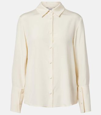 Max Mara Camicia Voliera in cady di misto seta