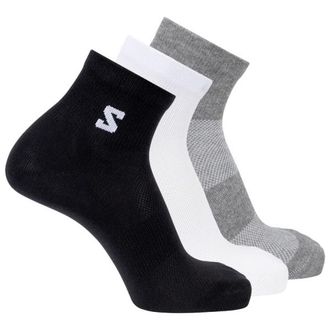 Salomon Everyday Lite Quarter 3-Pack Multifunktionssocken - Unisex | schwarz