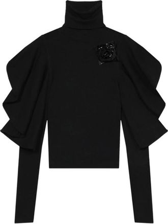 Blumarine Turtleneck - Knitwear - Mujer - Negro - L