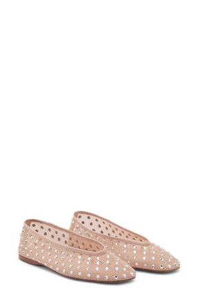 Mango Embellished Ballet Flat in Pink at Nordstrom, Size 10Us