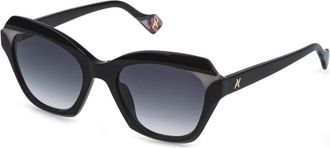 Yalea SYA241V BARBARA 700Y Womens Sunglasses Black Size 53