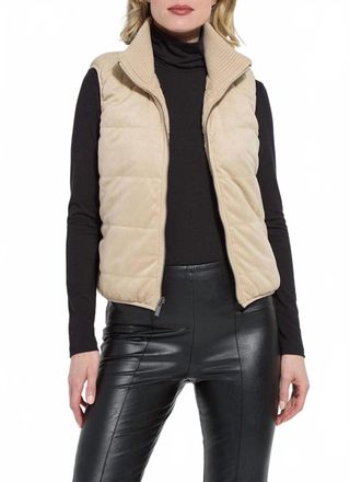 Lyss&eacute; Reversible Vest In Blond Wood