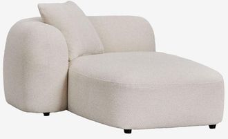 Sklum Sklum - M&oacute;dulo Chaise Longue Izquierdo Para Sof&aacute; Modular En Chenilla Coco