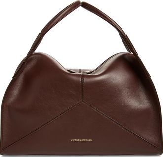 Victoria Beckham The Pli&eacute; Top Handle Bag in Burgundy at Nordstrom
