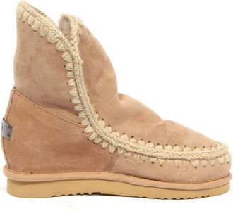 Mou Eskimo Inner Wedge Short Boots - Dames - Winterlaarzen - Beige - 41 EU - Schoenen