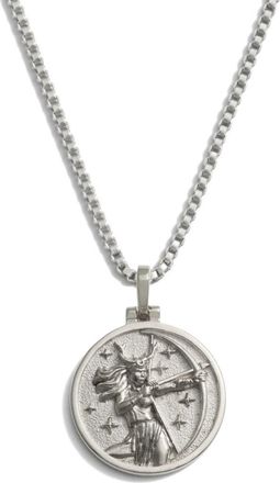 Awe Inspired Goddess Pendant Necklace in Artemis/Silver at Nordstrom