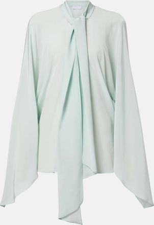 Stella McCartney Tie-neck silk blouse