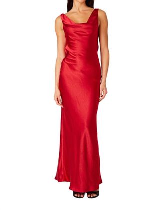 Nia Fiora Dress In Ruby