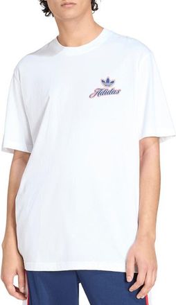 adidas Originals Cotton Graphic T-Shirt in White at Nordstrom, Size Xx-Large