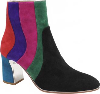 Django & Juliette Womens Kame Leather Ankle Boots In Winter Multi