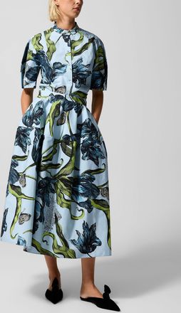 Erdem Womens Loose poplin skirt