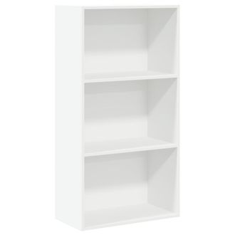 vidaXL Libreria Bianca 60x30x114 Cm In Legno Multistrato - Vidaxl