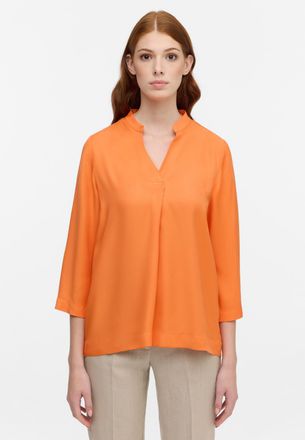 Eterna Schlupfbluse ETERNA LOOSE FIT, Damen, Gr. 48, orange, 100% Viskose, Blusen Schlupfbluse