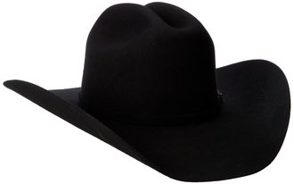 Justin Mens 3X Rodeo Hat, Black, 7.25