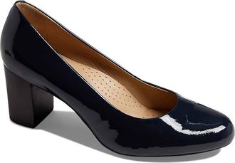 Marc Joseph New York Midtown Pump in Navy Patent at Nordstrom Rack, Size 9.5