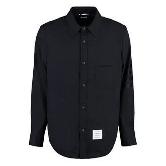 Thom Browne Uomo, Magliette, Blu, L, new